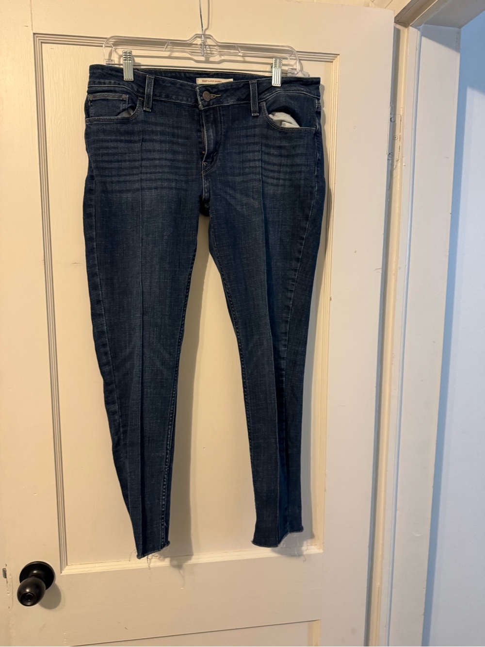 Levi's Women's Skinny Jeans in Dark Blue Wash